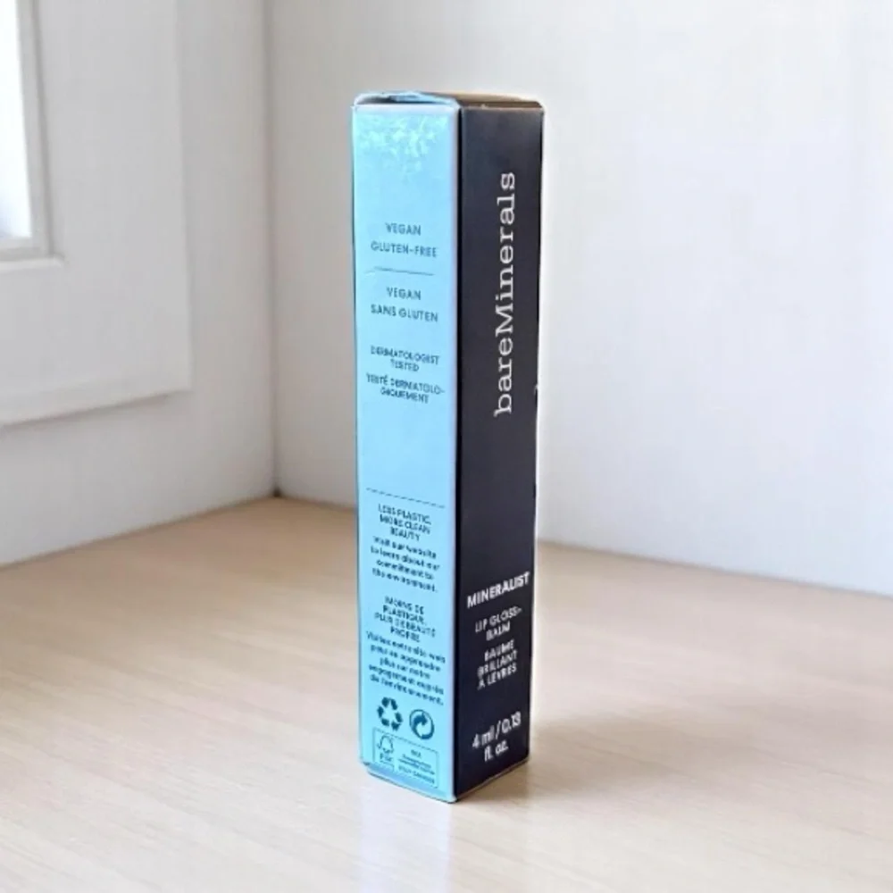 💎 bareMinerals MINERALIST Lip Gloss-Balm in Color Enlightenment Full-Size New